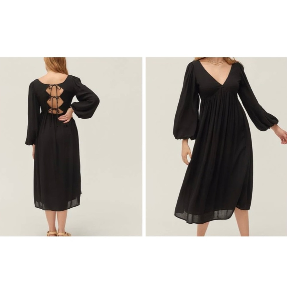 🥀 urban outfitters black witchy dress 🕷